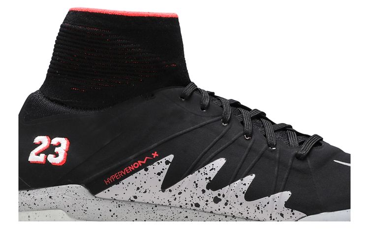 Кроссовки Neymar x Air Jordan x HypervenomX Proximo 'Metallic', черный — фото 2
