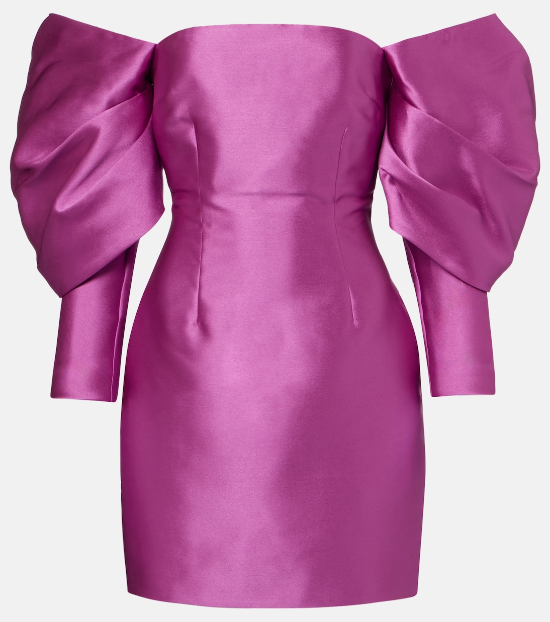 

Фрея атласное мини-платье Solace London, Berry Pink