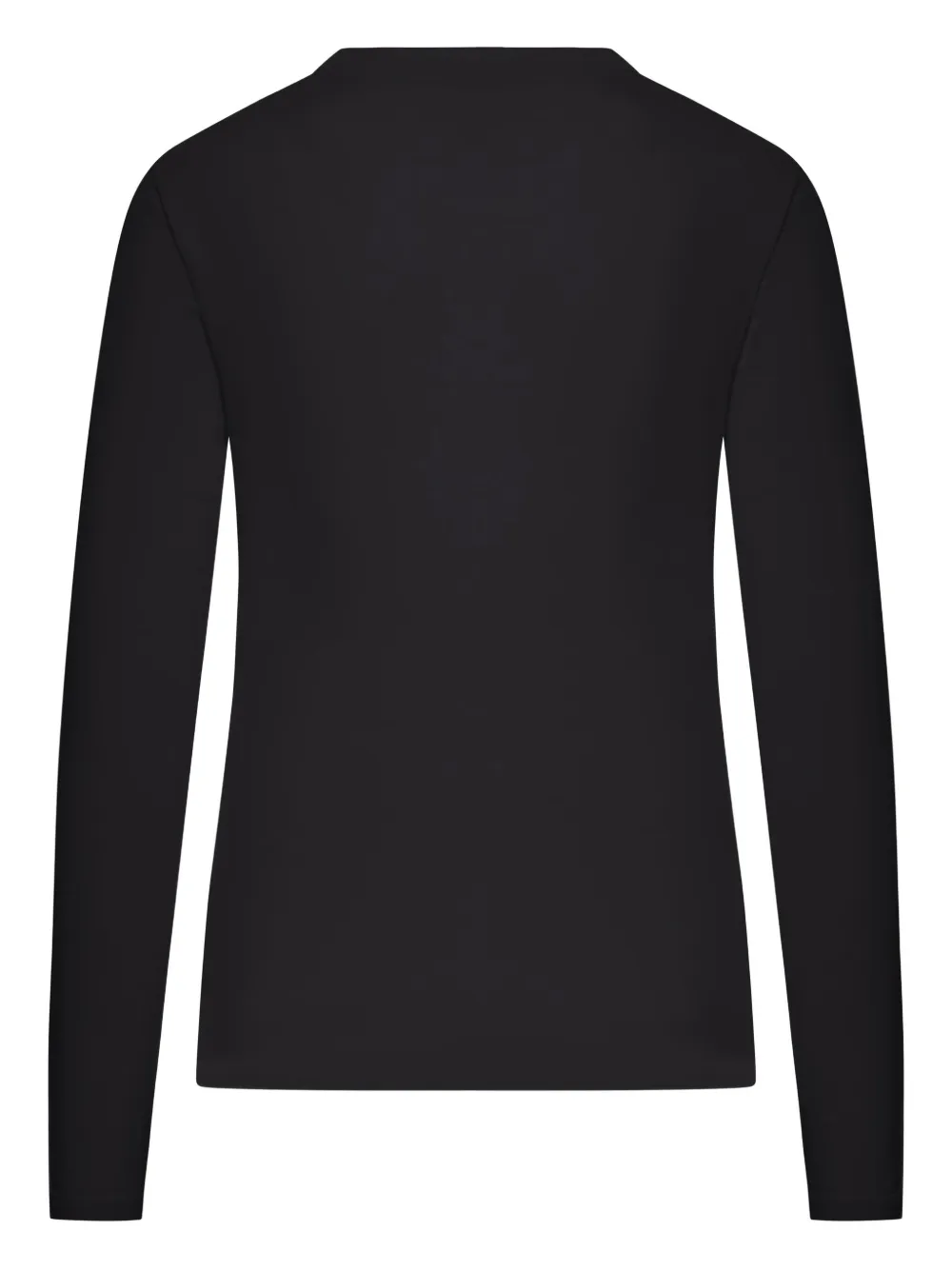 Кашемировая футболка с длинными рукавами Max Mara, черный — фото 2