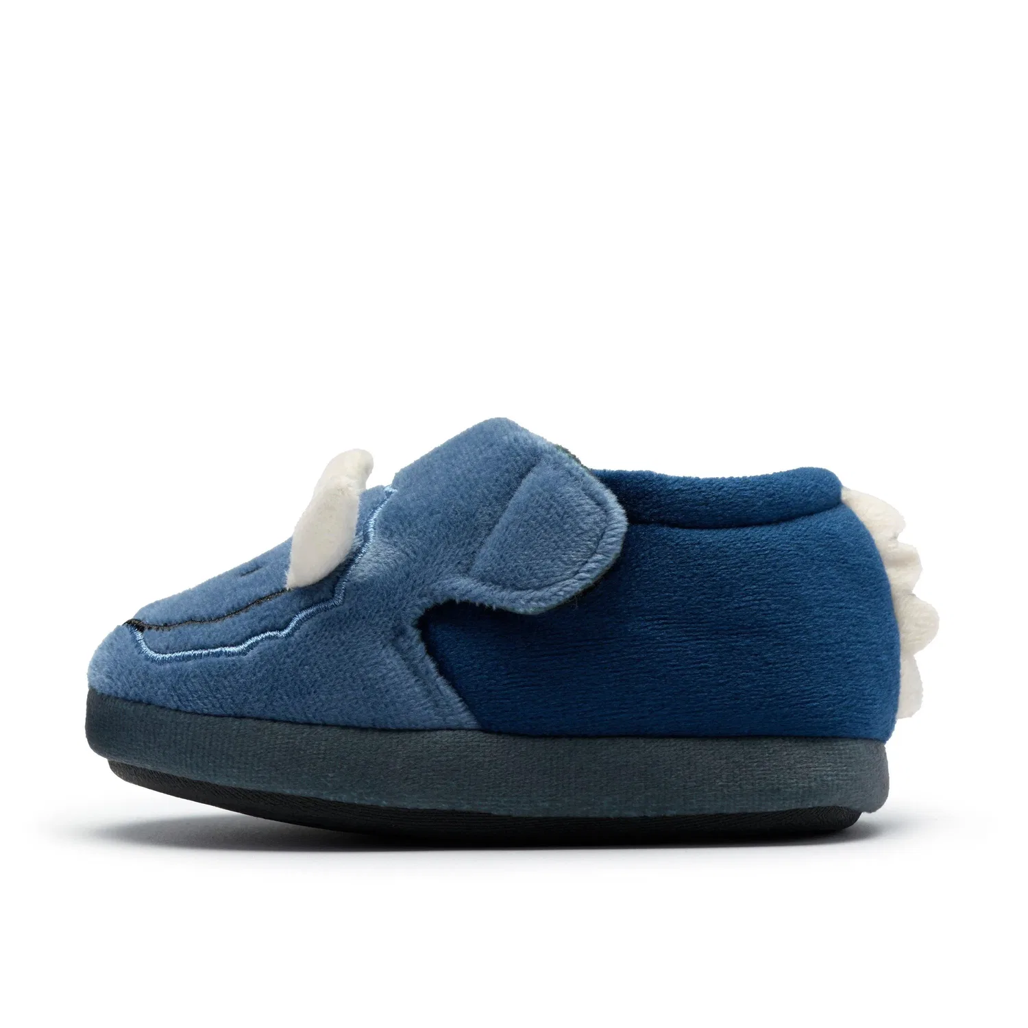 Тапочки детские с динозавром Clarks, синий — фото 2