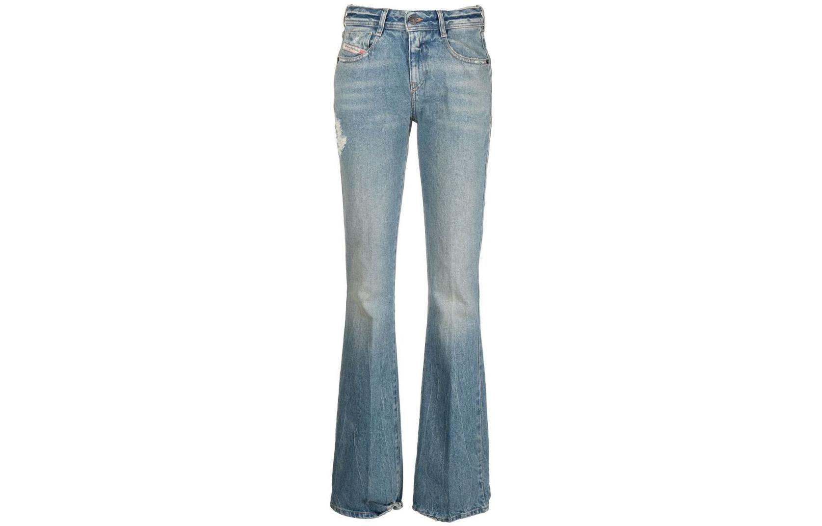 

D-Ebbey Выцветшие джинсы Bootcut DIESEL, Синий