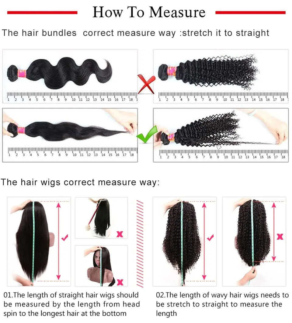 Натуральные волосы для наращивания «Curly Kinky Weave» с кружевной застежкой Lovfir, Natural Black — фото 4