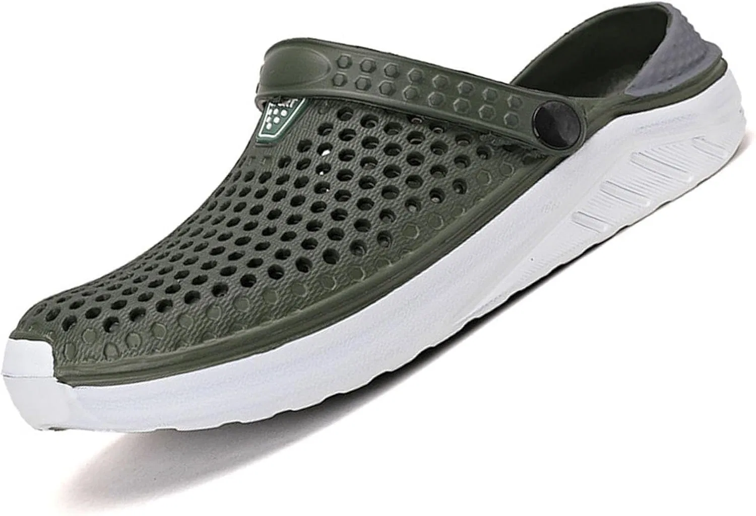 Общие сабо Hausschuhe Herren Damen Sommer Hohl Latschen Atmungsaktiv Gartenschuhe Badeschuhe Strand Pantoffeln Aqua Тапочки Basic Generisch, 01 Grün