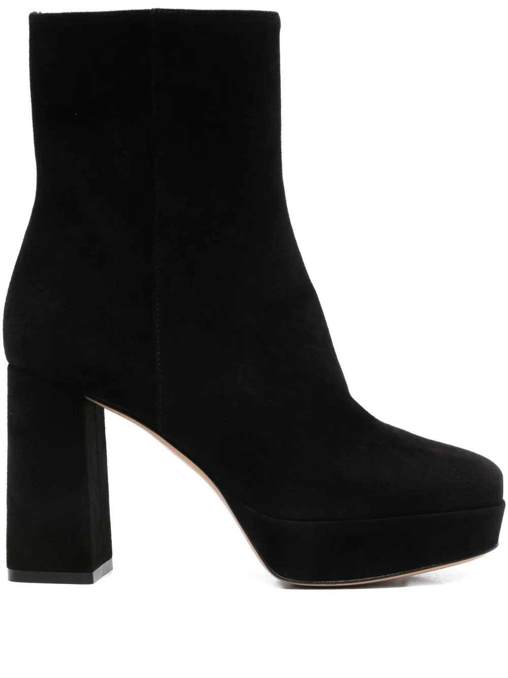 Ботильоны Holly 70 на блочном каблуке Gianvito Rossi, черный