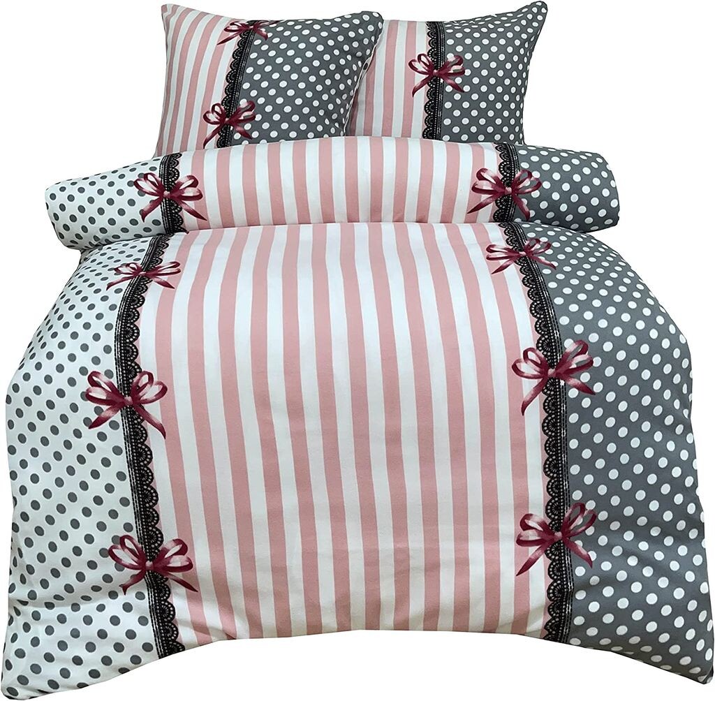 

Зимнее постельное белье термофлисовый приятный пушистый мягкий теплый комплект пододеяльников, размер: 2 шт. 135 х 200 см, цвет: рюшами розовый серый leonado vicenti