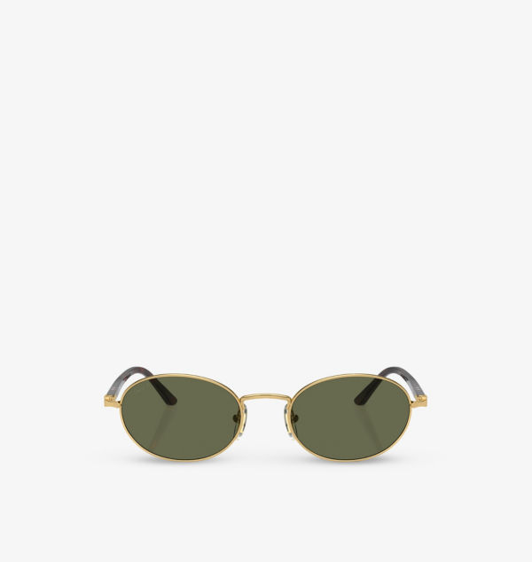 

Солнцезащитные очки Po1018S ida в круглой оправе из металла Persol, золотой