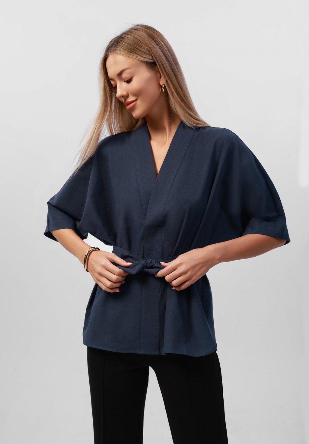 

Блуза Anna Field by Zalando, темно-синий