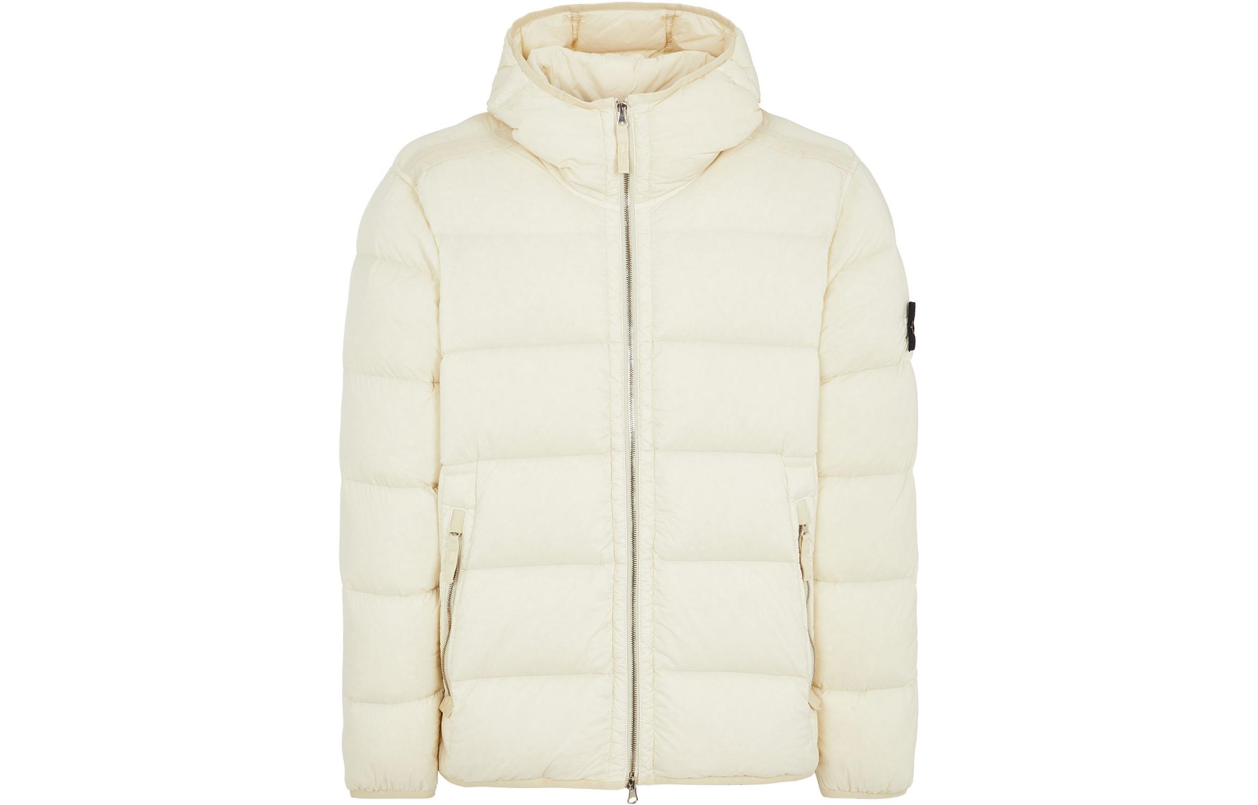 

Куртка-пуховик Compass Patch Zip Up STONE ISLAND, gypsum