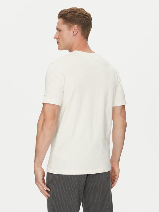 Футболка обычного кроя Color Photo Print MW0MW38615 Tommy Hilfiger, бежевый — фото 3