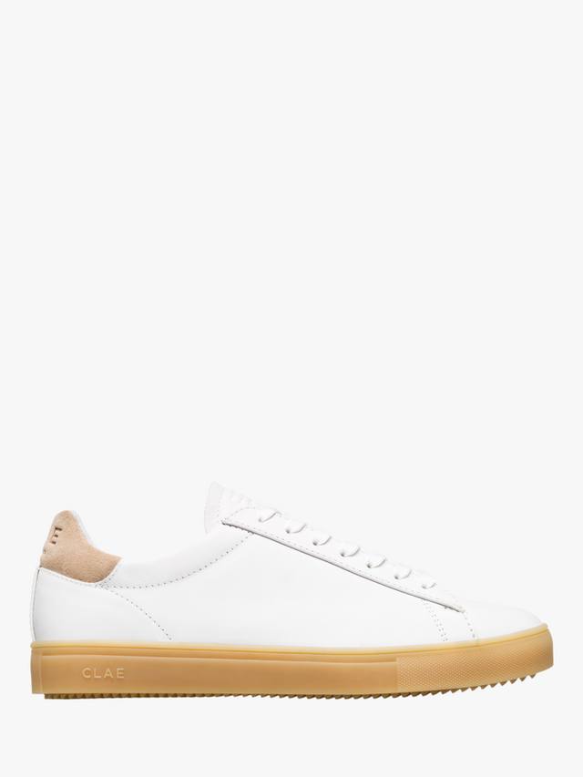 

Кожаные кроссовки брэдли для корта CLAE, цвет White/Natural Gum