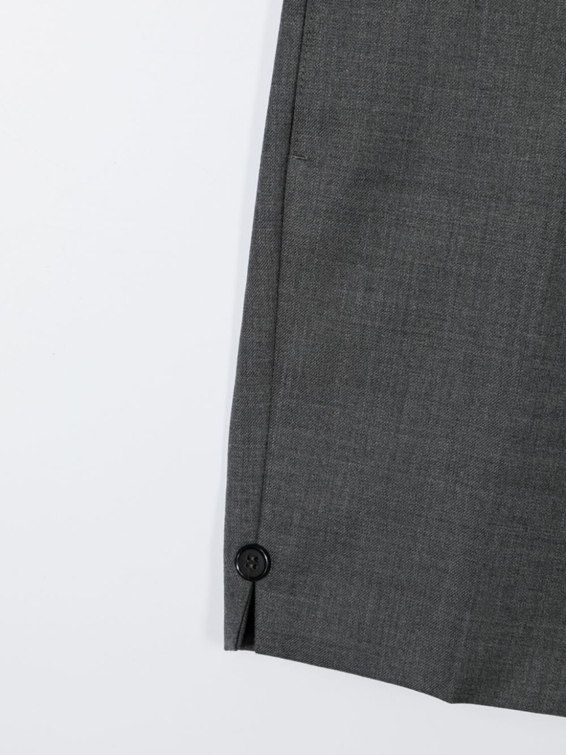 Thom Browne твиловые шорты Super 120s строгого кроя, серый — фото 3