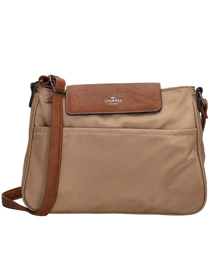 

Charm Сумка через плечо "Buckingham" светло-коричневого цвета - (Д)28 x (В)20 x (Г)7 см