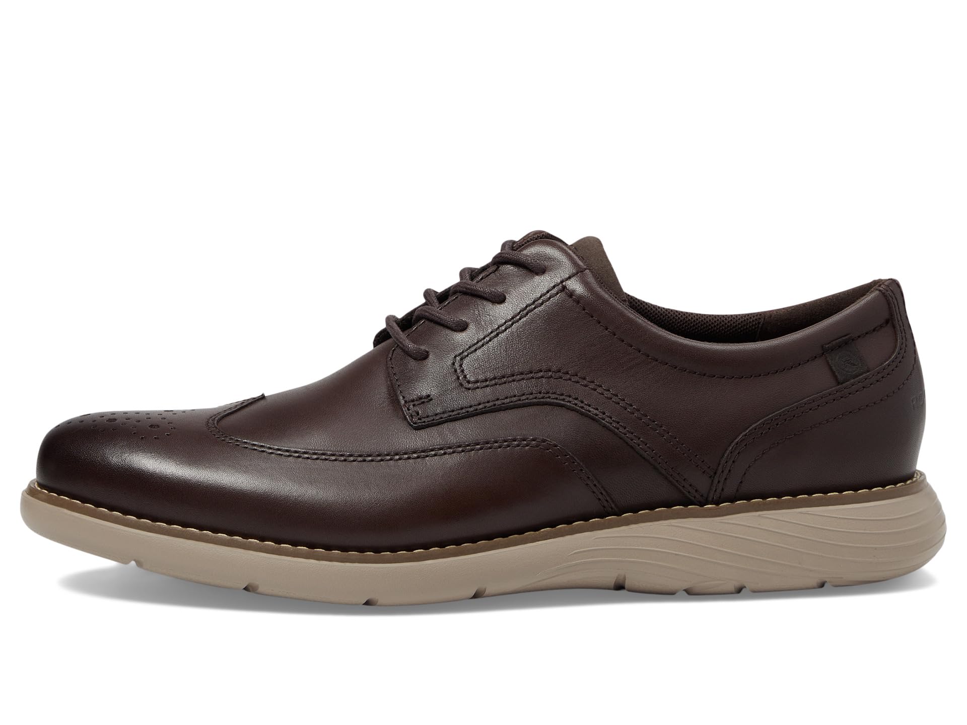 Туфли Rockport Garett Wing Tip, цвет Dark Brown — фото 4