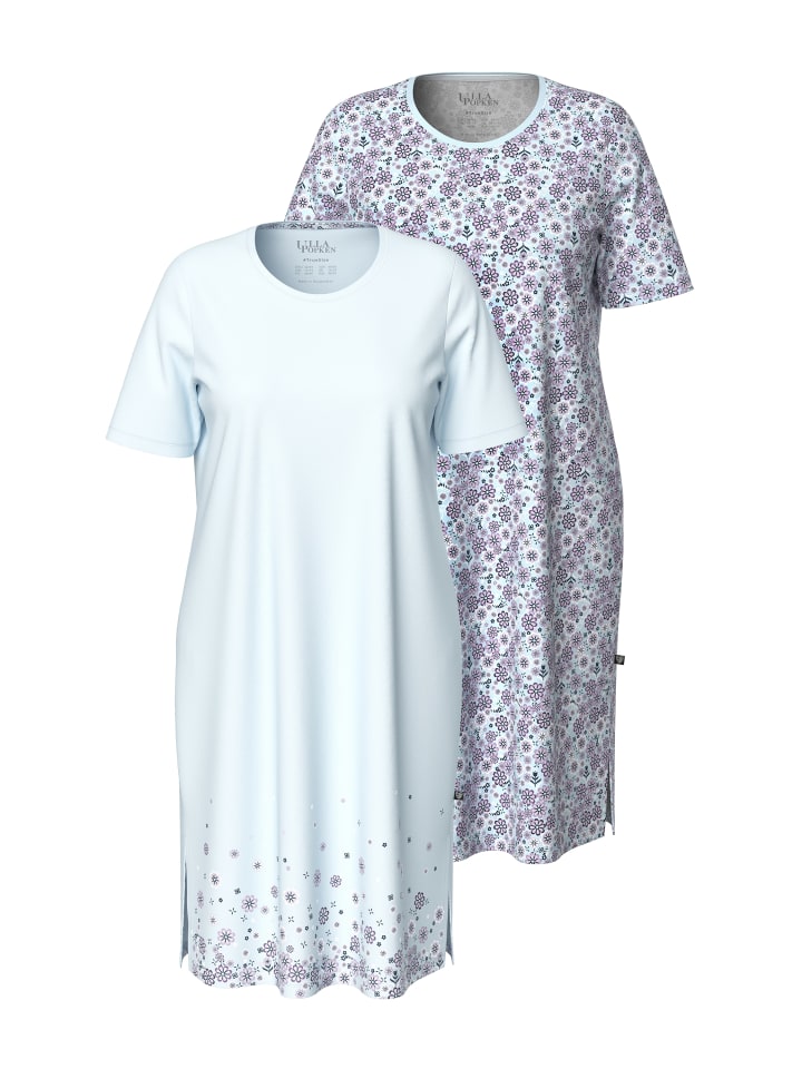 

Ulla Popken Ночная рубашка нежно-голубого цвета