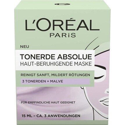 

Loreal Absolute Pure Clay Skin Успокаивающая маска для лица 15 мл L'Oréal