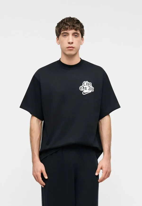 Футболка унисекс с принтом solo tee Nike Sportswear, Black — фото 3