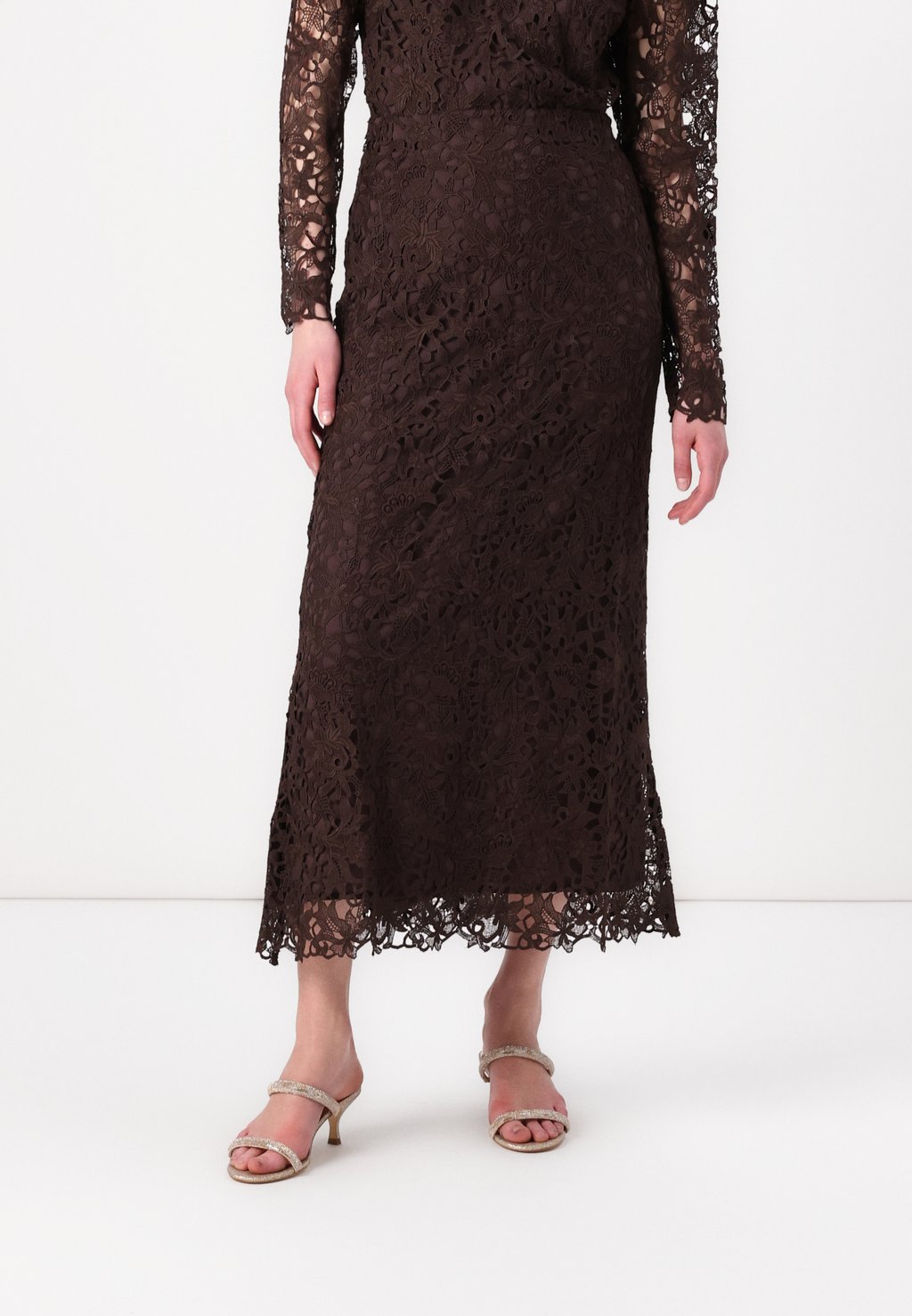 

Юбка макси SAGO JOANELLE SKIRT Bruuns Bazaar, темно-коричневый