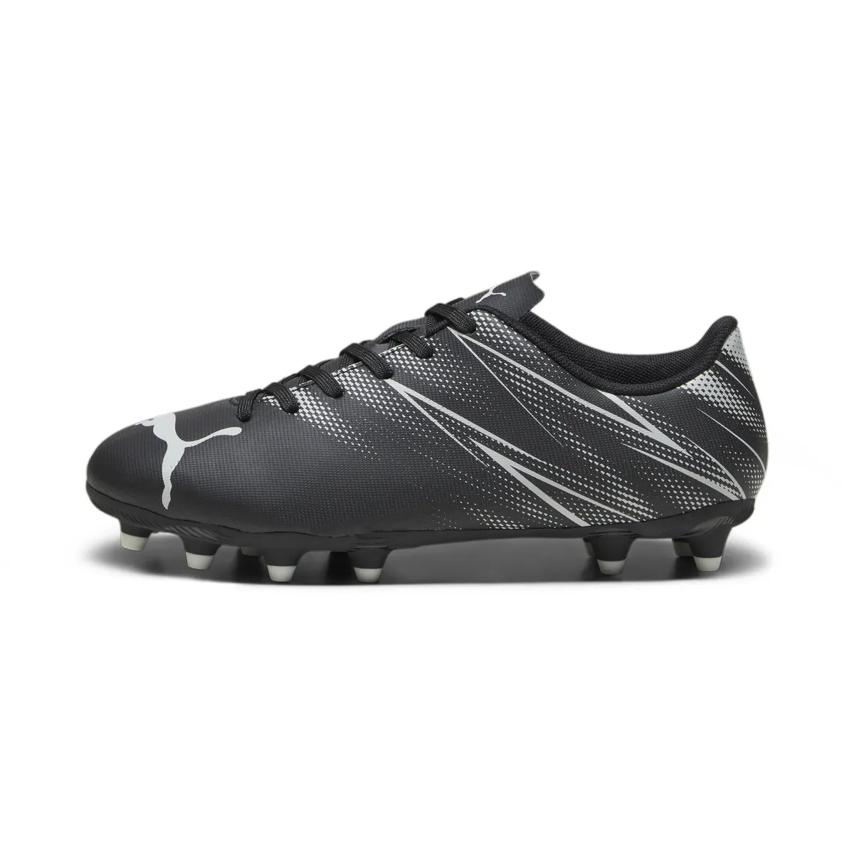 Футбольные кроссовки PUMA "ATTACANTO FG/AG JR", серебристый — фото 2