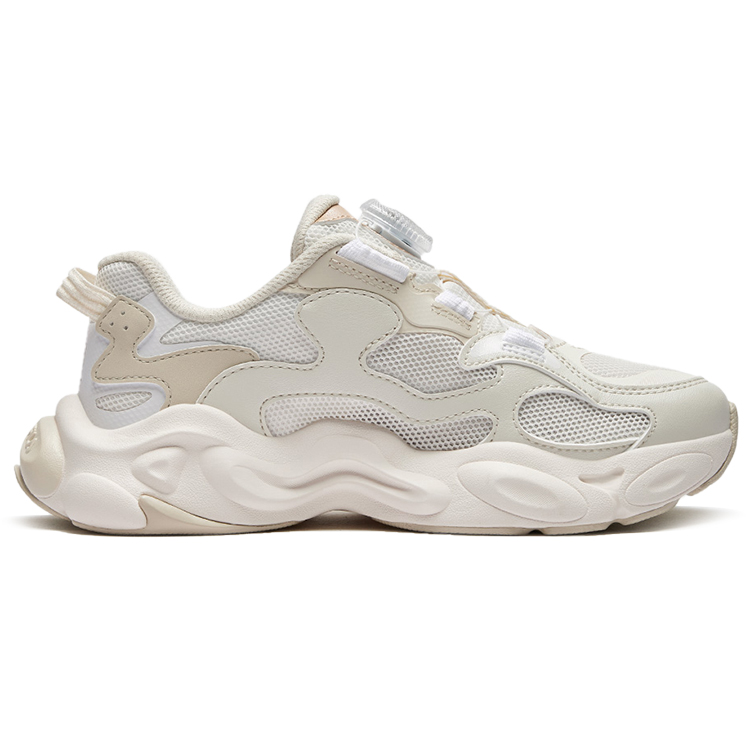 Amber Shoes Легкие амортизирующие низкие детские кроссовки для бега FILA KIDS, белый/серый/желтый — фото 2