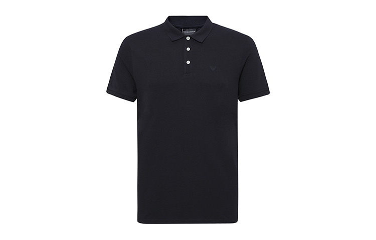 

Футболка поло мужская темно-синяя EMPORIO ARMANI