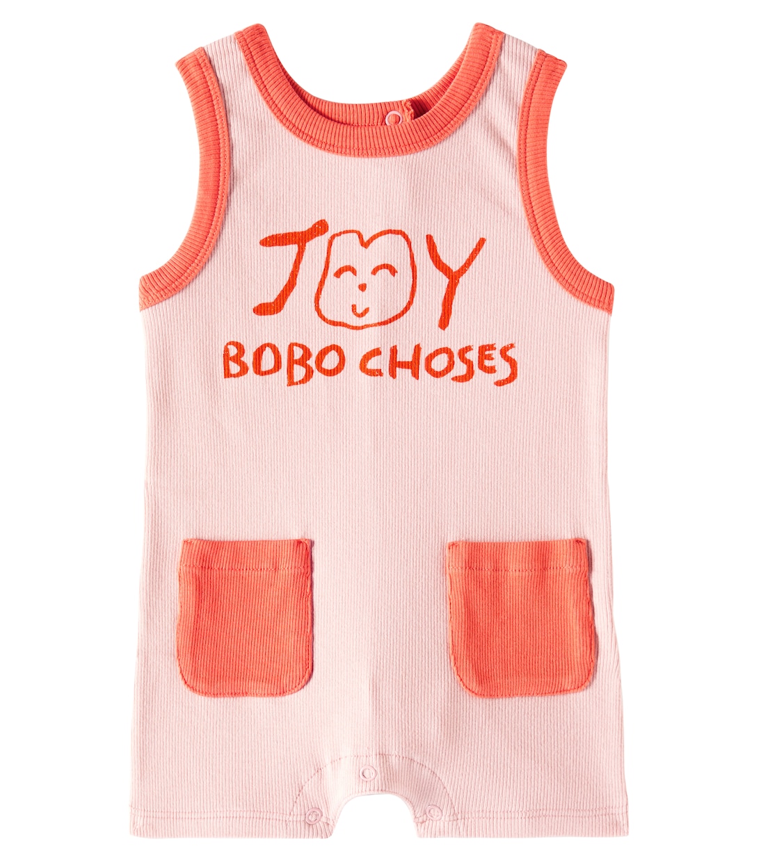 

Детский комбинезон из хлопковой смеси с принтом Bobo Choses, Light Pink