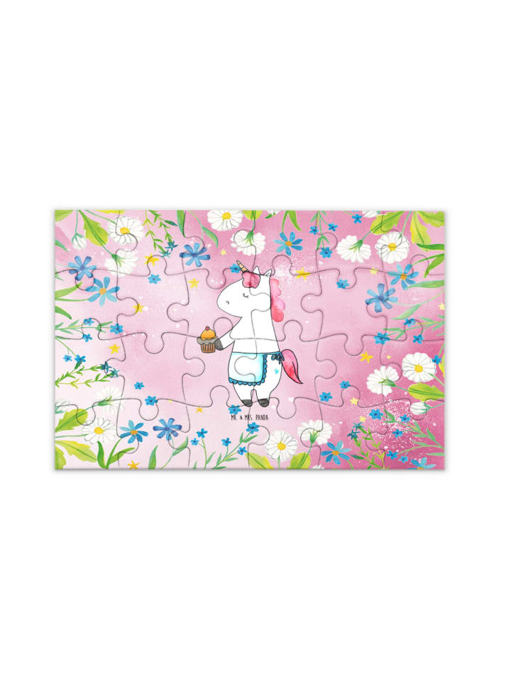 

Mr. & Mrs. Panda Маффин «Единорог-головоломка» без слов, пастельно-красного цвета