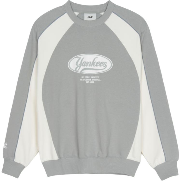 

Толстовка New York Yankees мужская светло-серая MLB, светло-серый