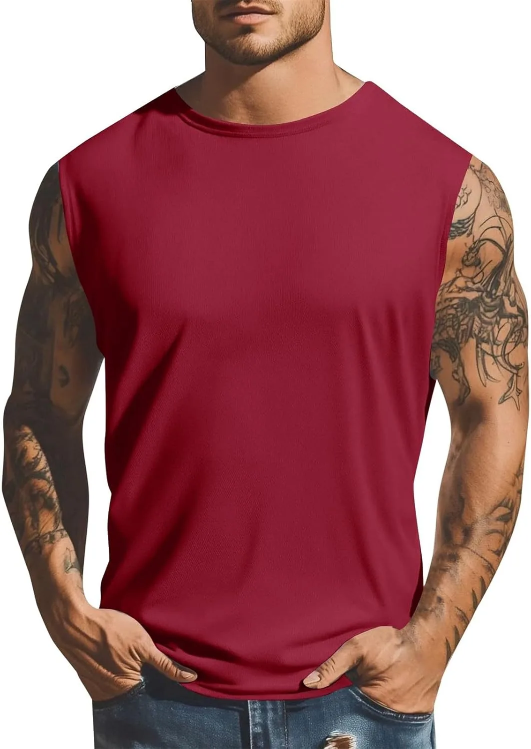 

Мужская майка для тренировок Vintage, без рукавов