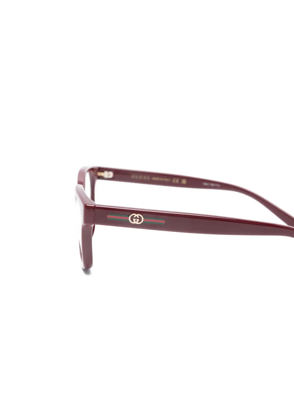 

Очки в квадратной оправе Gucci, красный