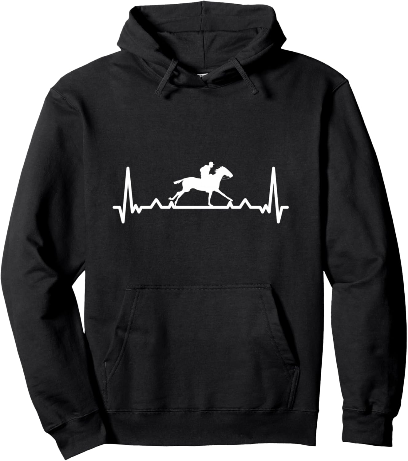 

Худи с изображением сердца жокея на скачках Fantini Heartbeat Di Corse Di Cavalli, черный