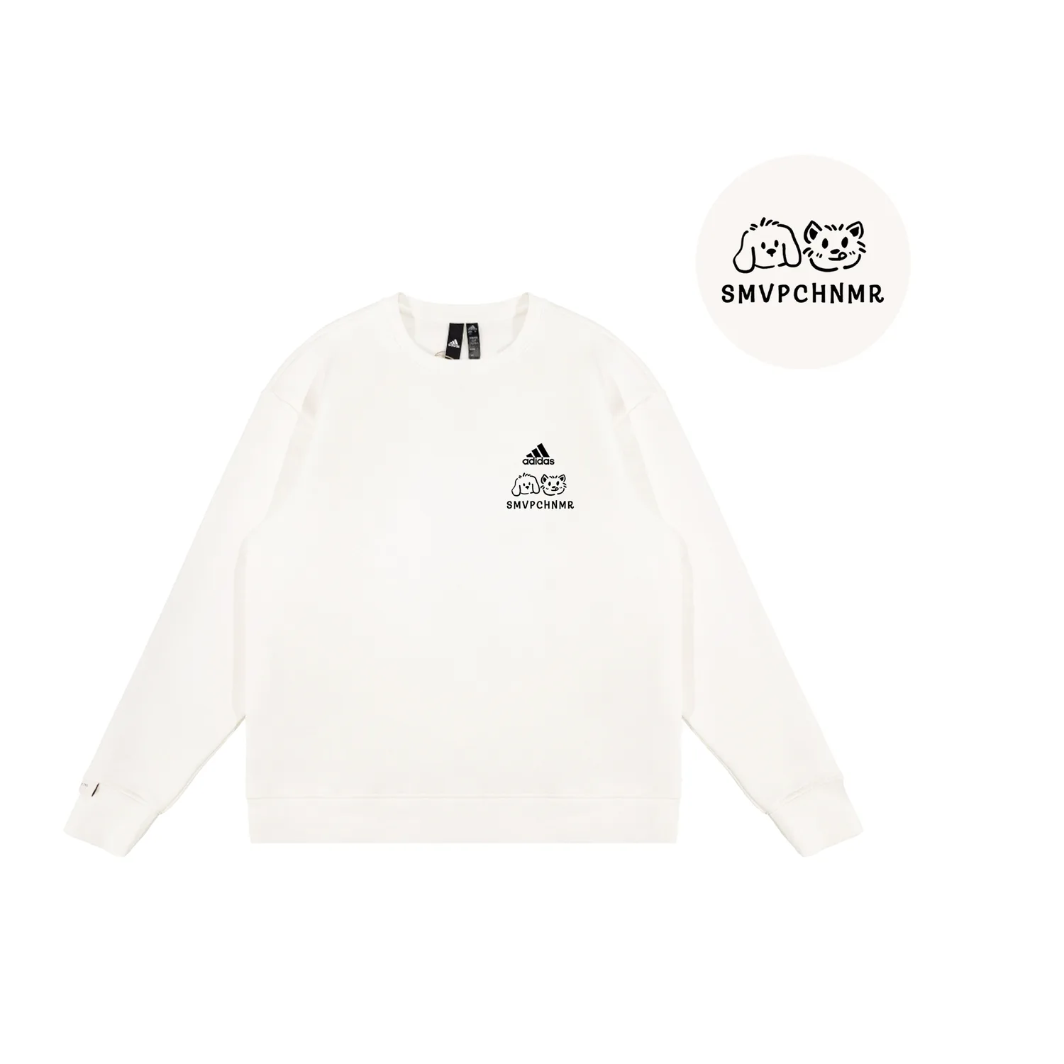 LABEL Свитшот Unisex Puppy Journal Crew Neck Moderate Regular Adidas, puppy journal — фото 3
