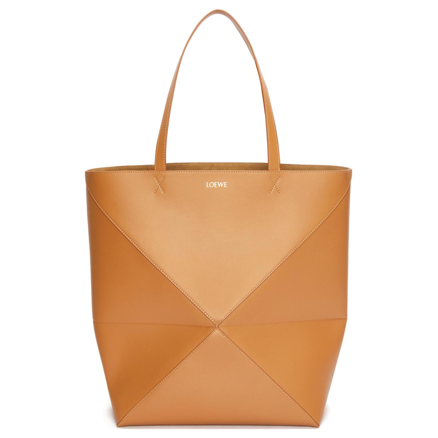 

LOEWE Блестящая телячья кожаная сумка-шоппер