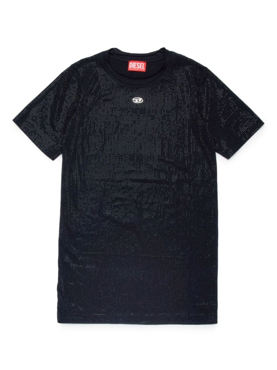 

Diesel Kids платье с логотипом, черный