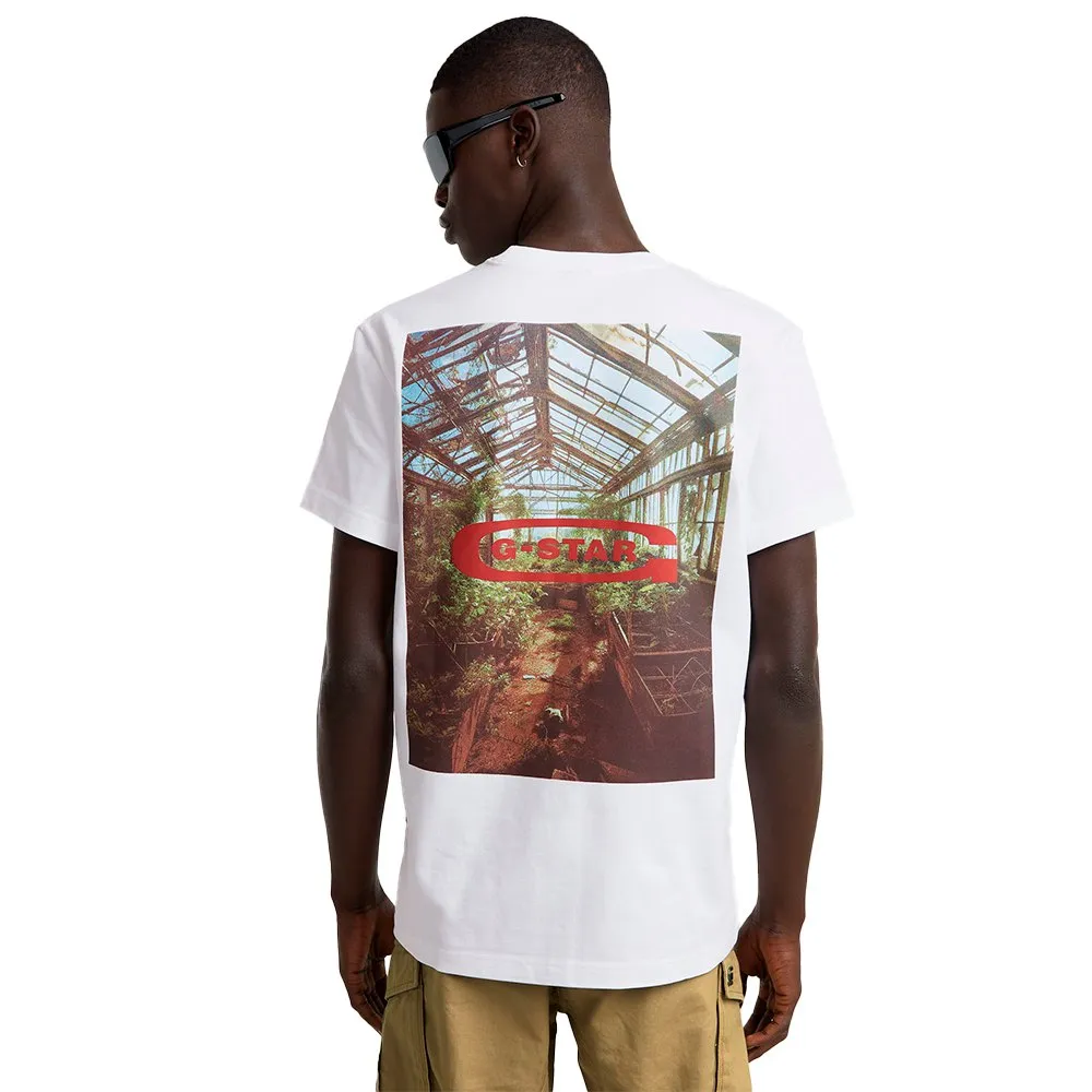 

Футболка G-Star Photo Print R T, белый