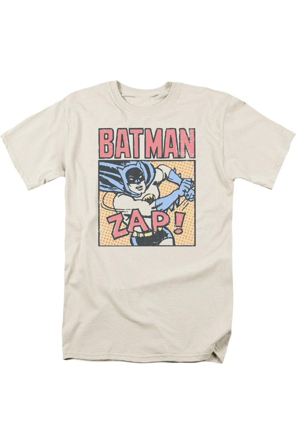 

Футболка Batman Bat Zap с коротким рукавом для взрослых Gildan, кремовый
