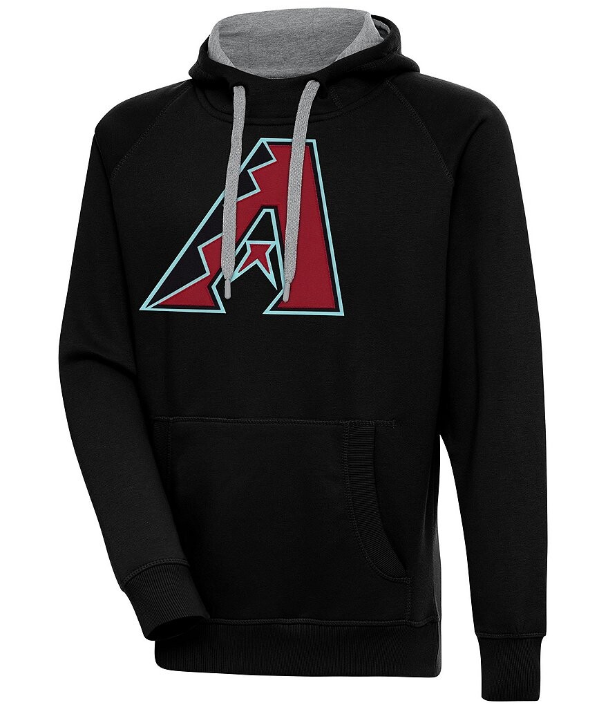 

Пуловер с капюшоном Antigua MLB Arizona Diamondbacks Victory, черный