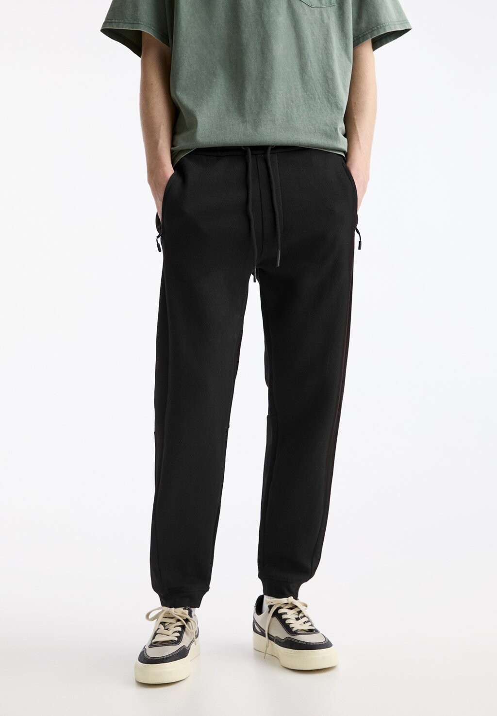 

Брюки тренировочного костюма Joggers PULL&BEAR, черные