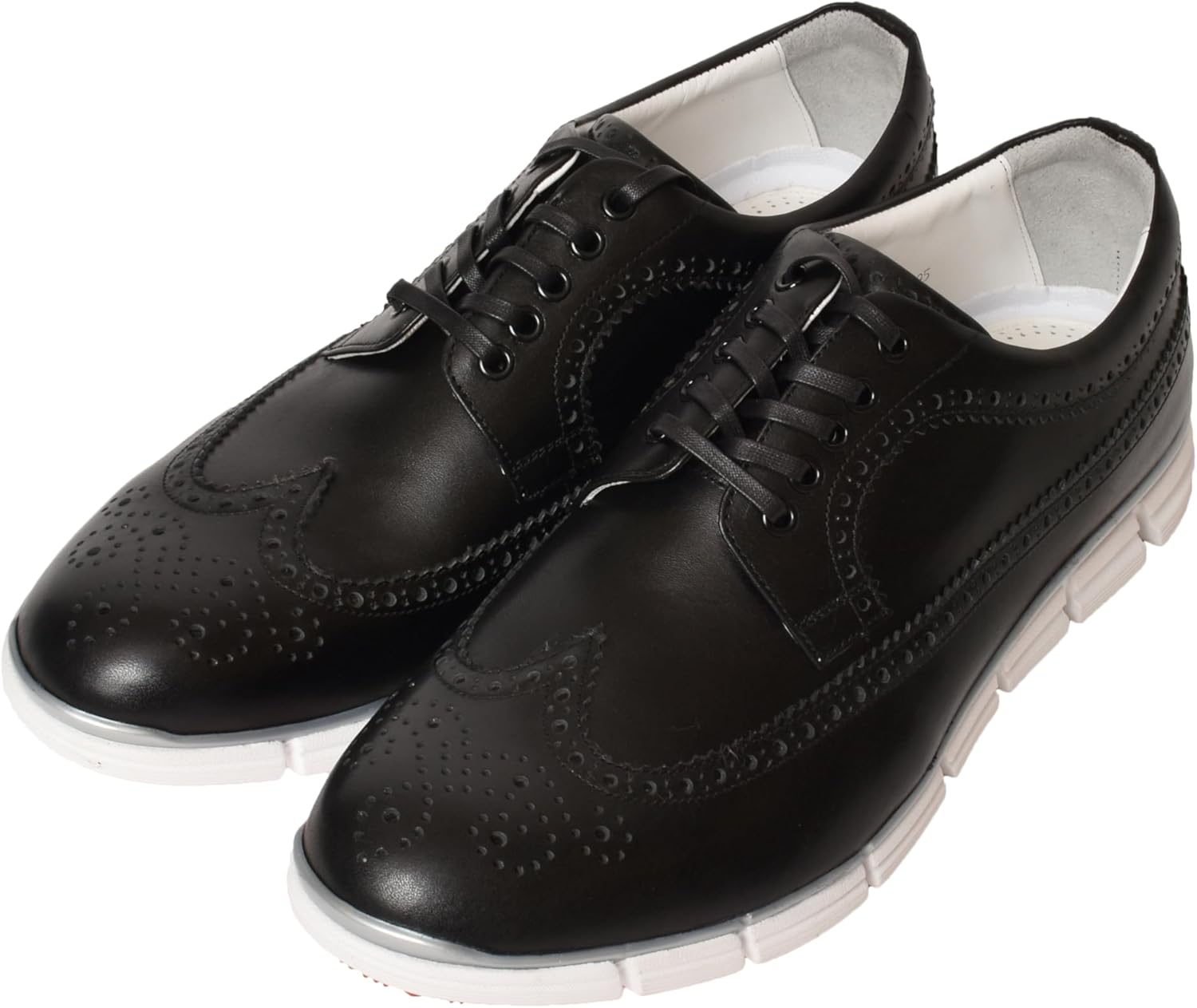 

Мужские кожаные кроссовки HIROSHI TSUBOUCHI, черный