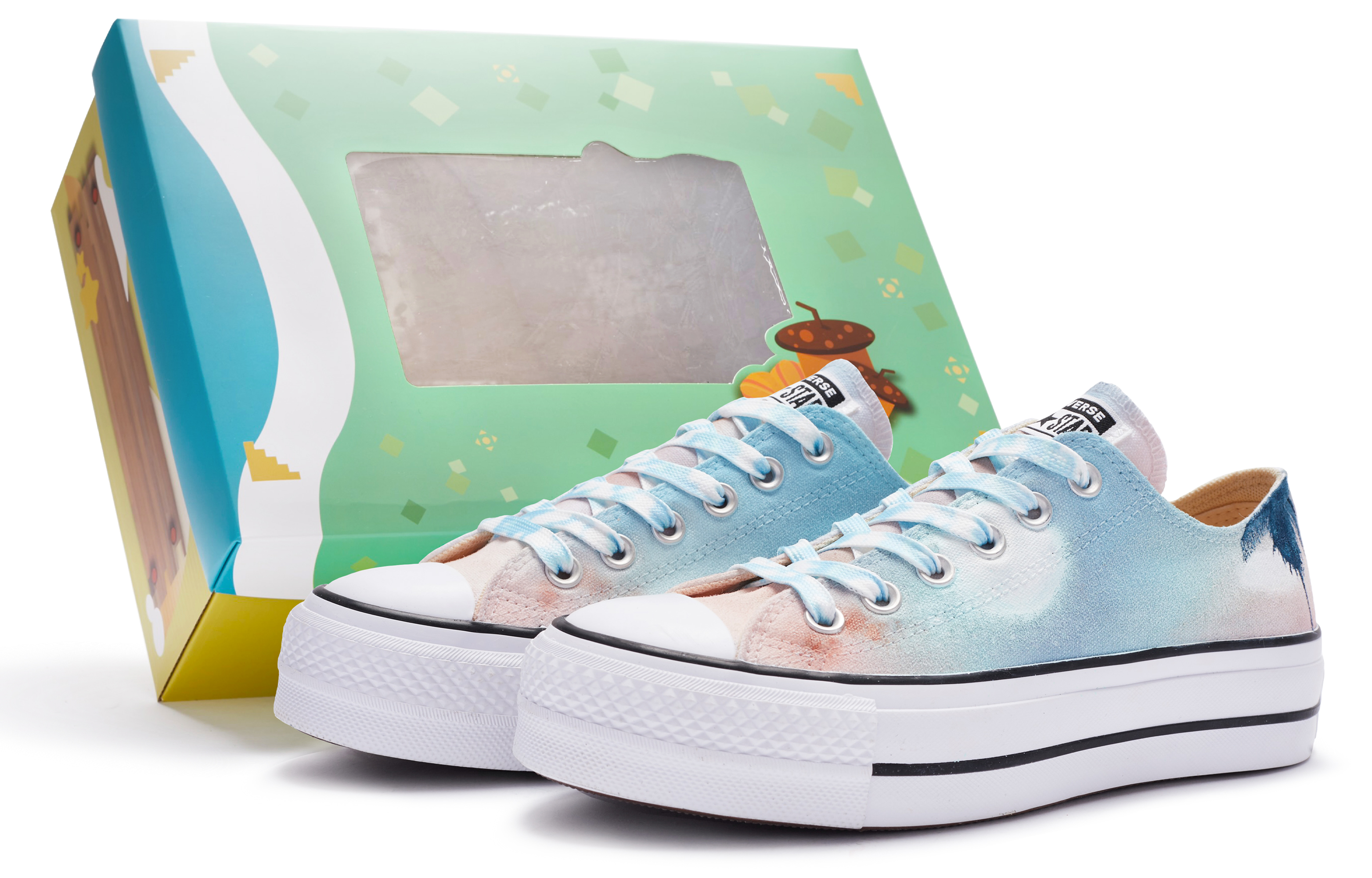 

Chuck Taylor All Star Canvas Shoes Women's Low-top Белый/синий/розовый/черный Converse