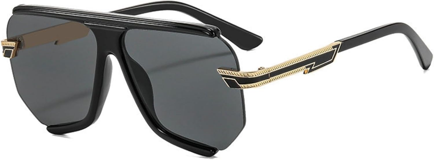 

Солнцезащитные очки Willochra без оправы с двойным дужком, увеличенного размера, в стиле «пилот», роскошные винтажные очки в металлической оправе с многоугольными линзами для женщин, C1