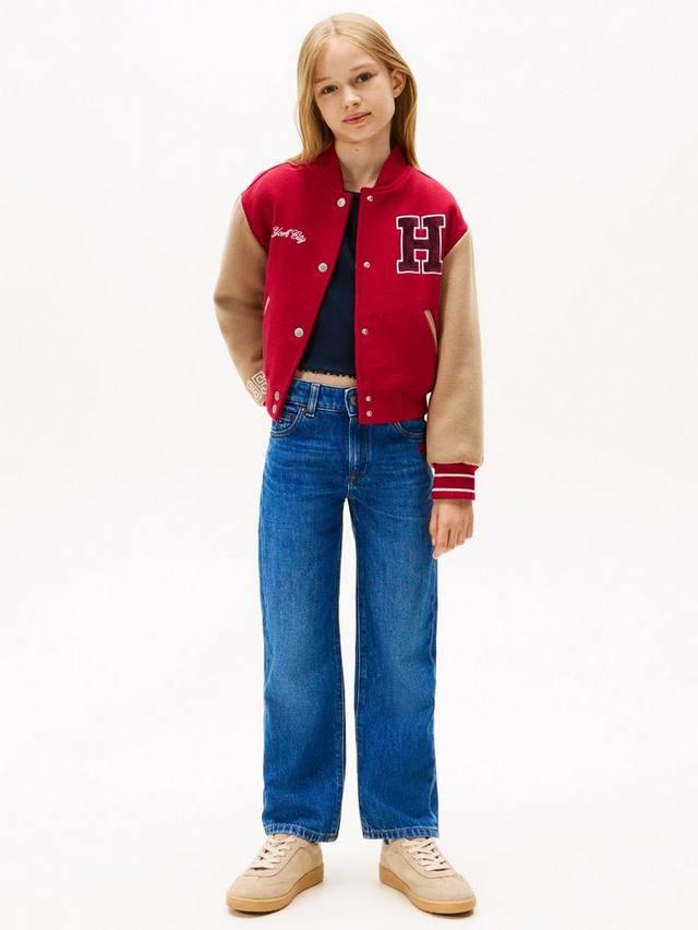 

Джинсы Girlfriend прямые для девочек Tommy Hilfiger