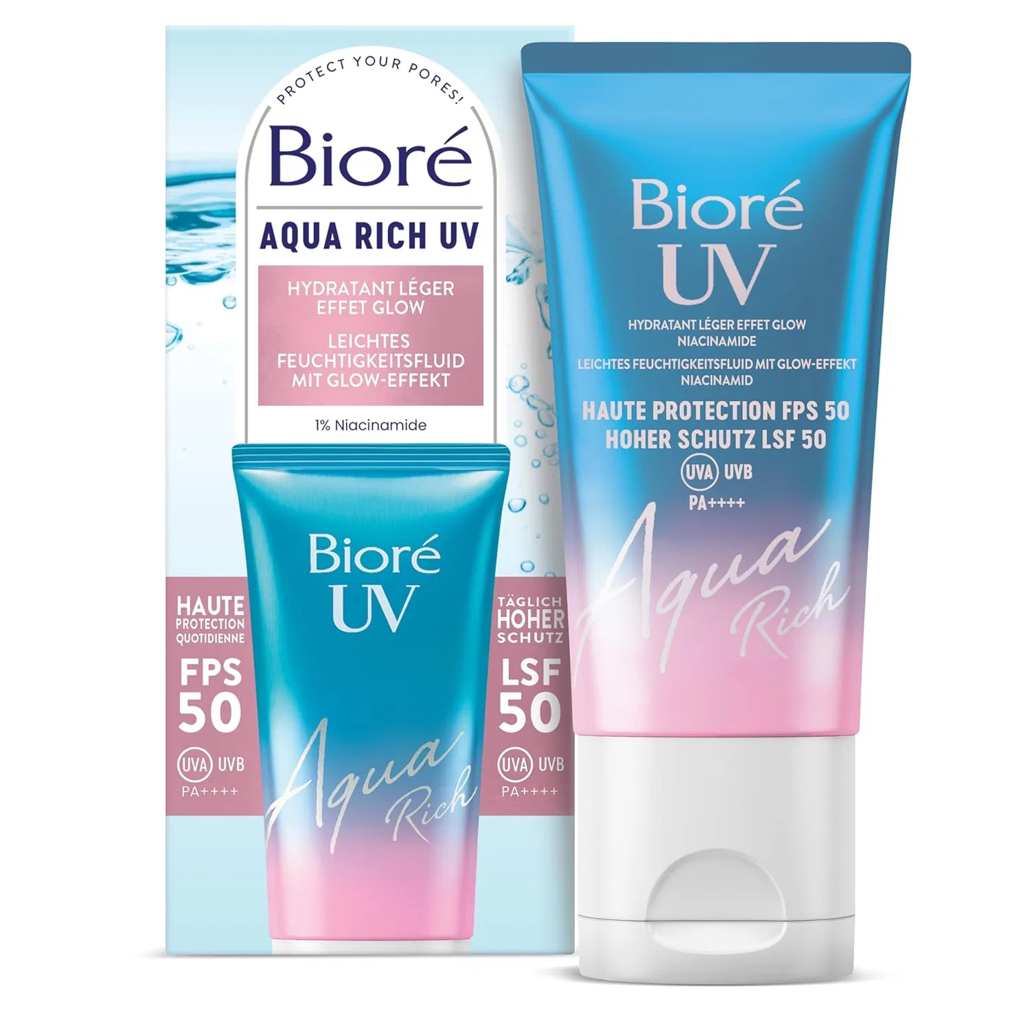 Солнцезащитный флюид Bioré UV Aqua Rich SPF 50, 50 мл Bioré
