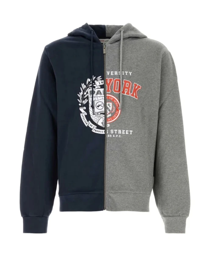 

Худи с раздельным гербом A.P.C., мультиколор