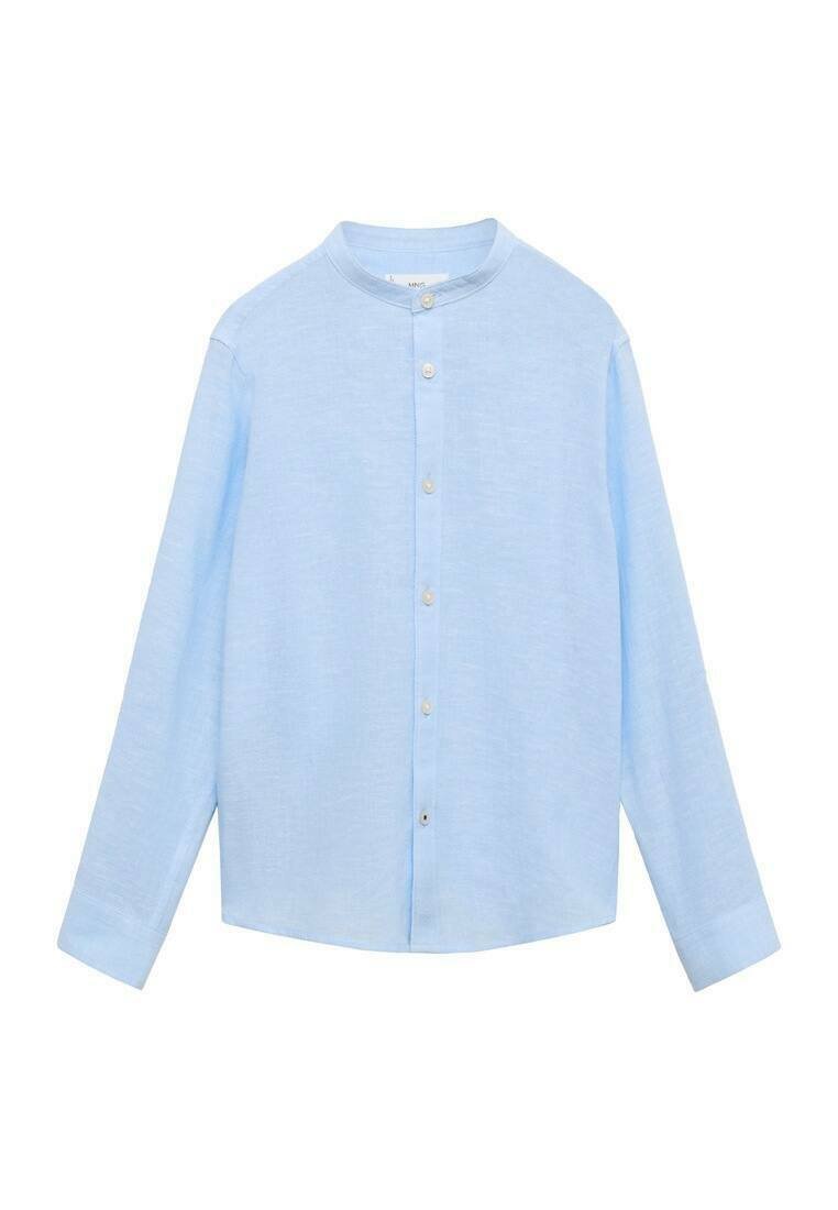 

Рубашка ALBERT Mango Kids, светло-голубой