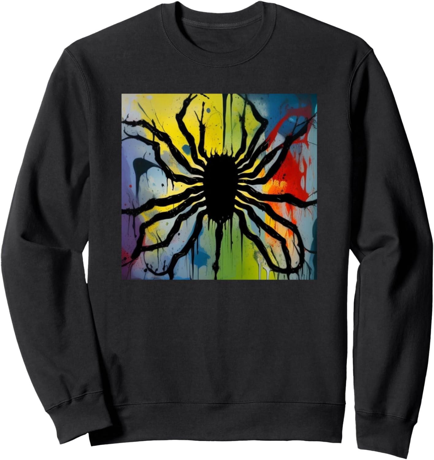 

Идеальная толстовка для любителей пауков Spider Art Merch Men Women Kids Boys | Girls Gift, черный