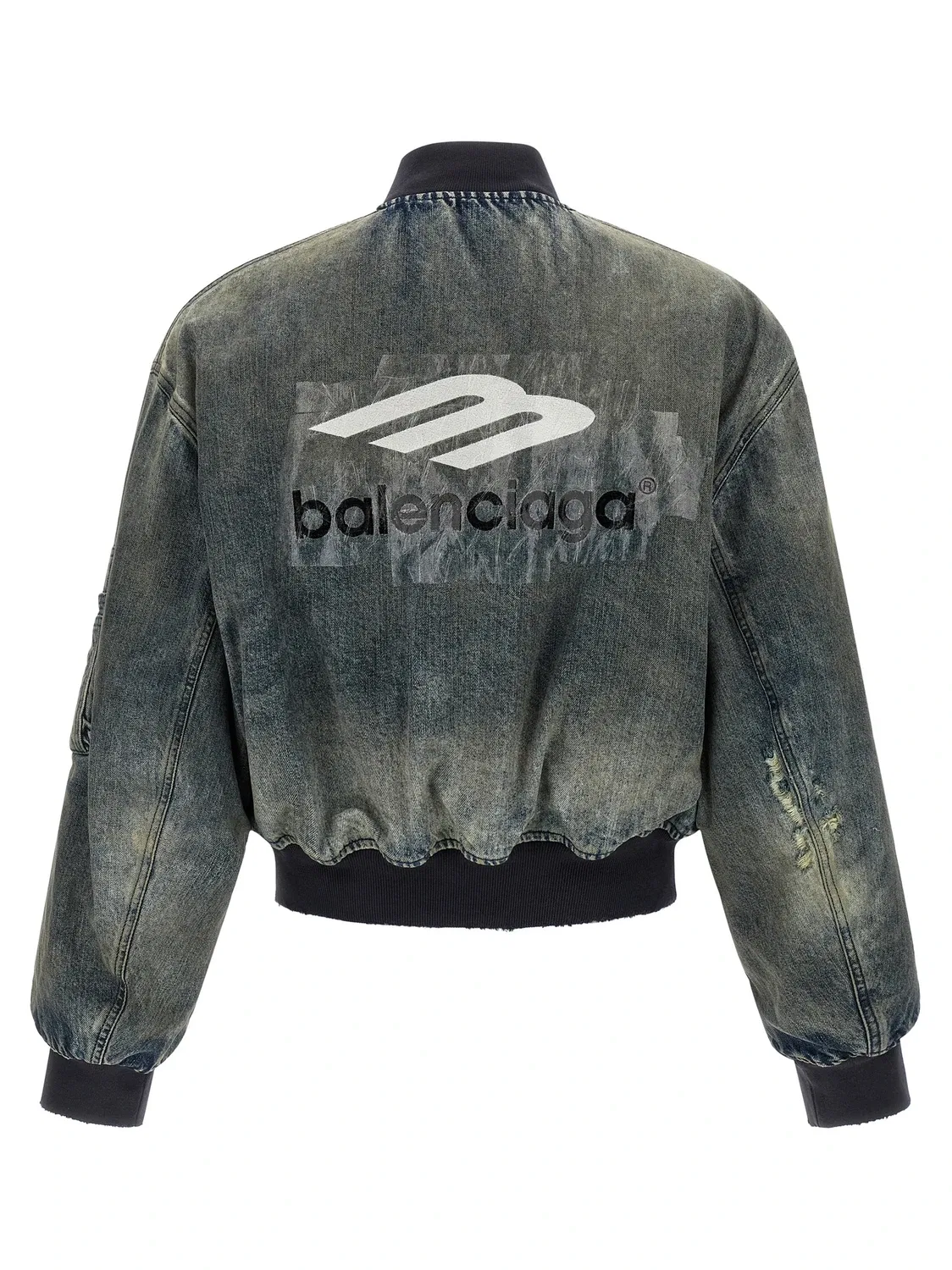 Куртка «Стандартный бомбер» BALENCIAGA, серый — фото 2