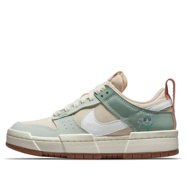 Кроссовки dunk low destroy Nike, зеленый
