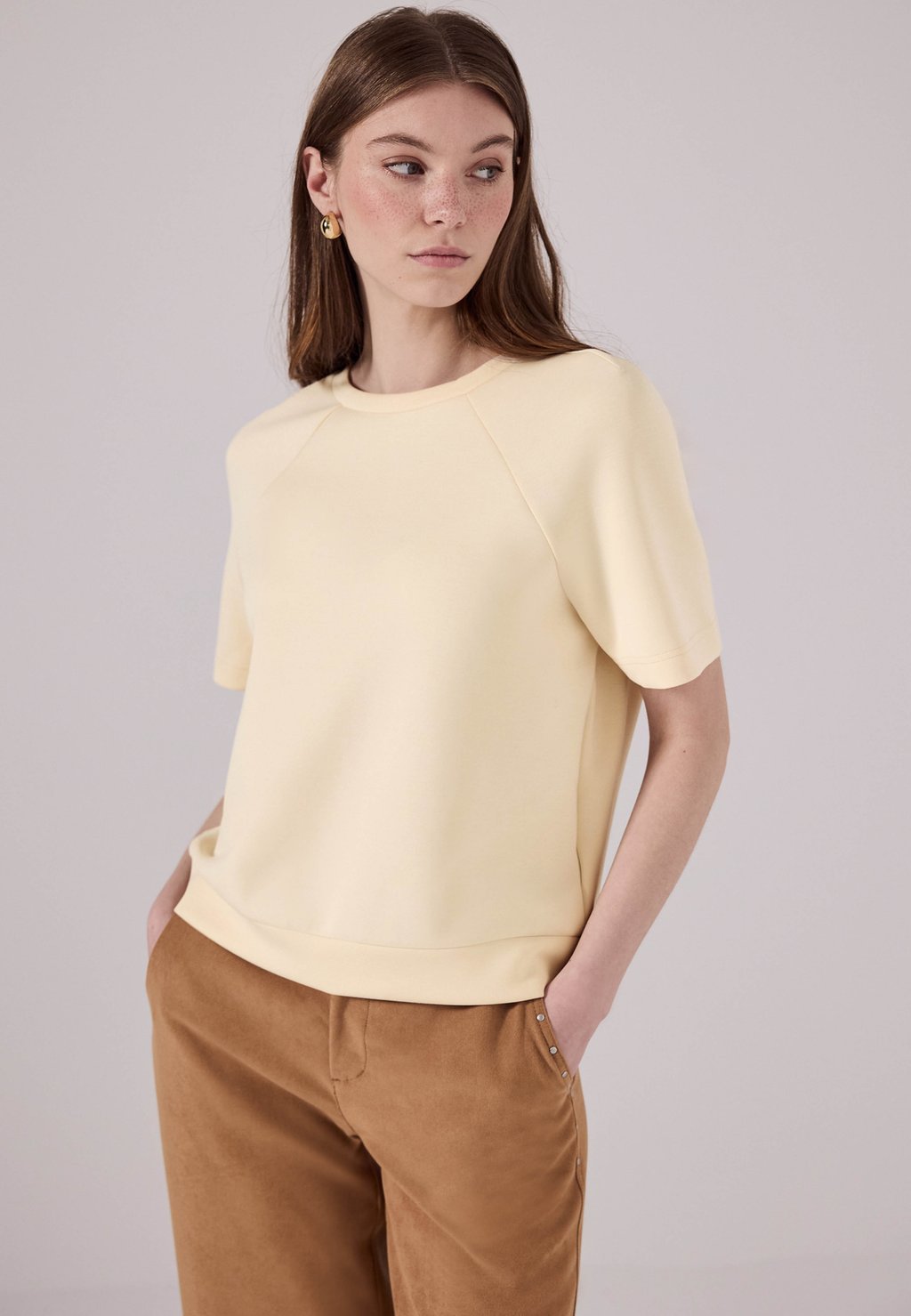 

Базовая футболка RAGLAN OPTIK Street One Studio, желтый