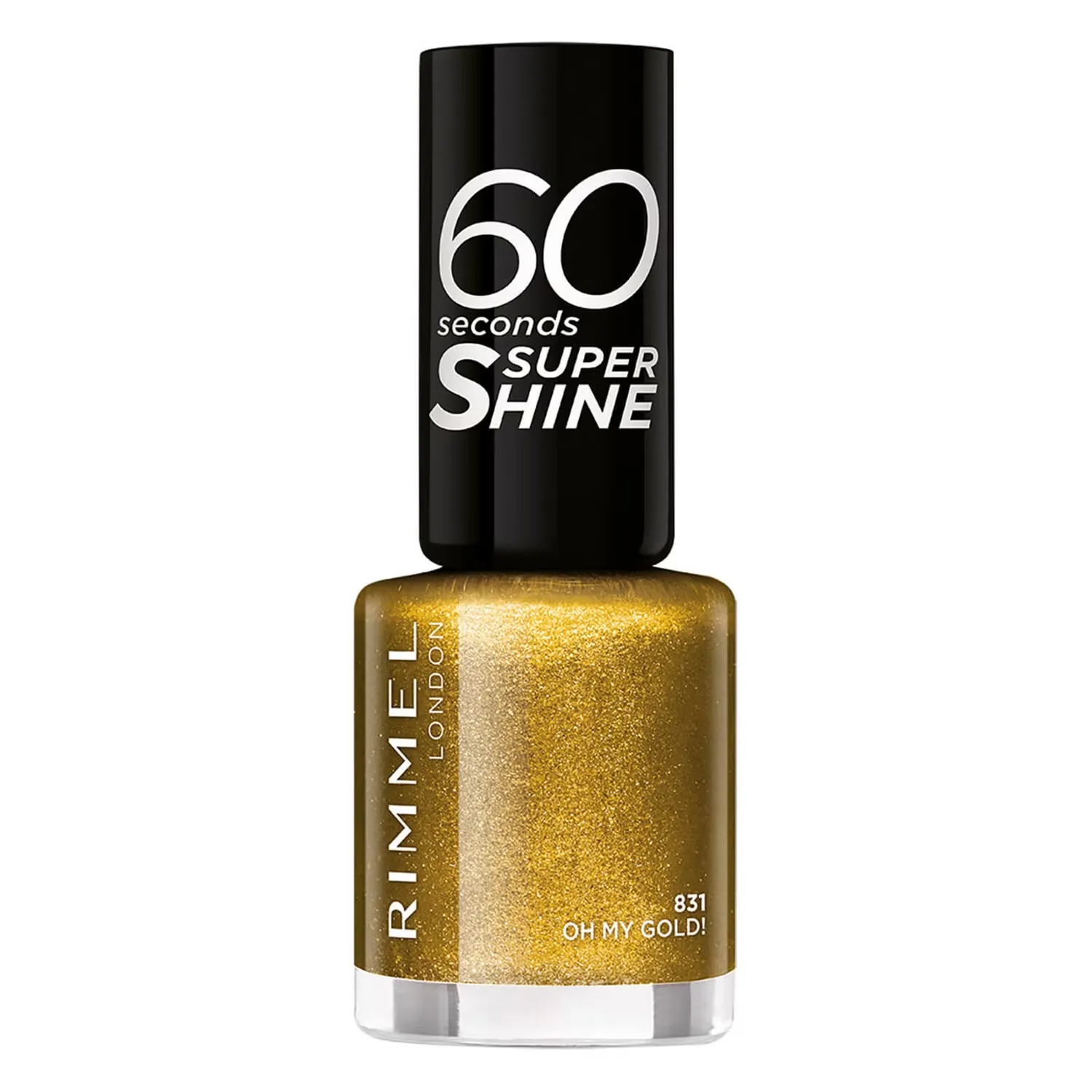 

Лак для ногтей с блестками 60 Seconds - Oh My Gold Rimmel