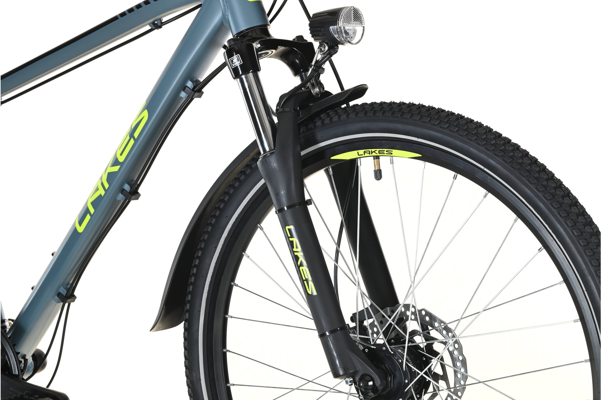 Молодежный велосипед Lakes Free 26 HD - 26 дюймов - Diamant - 2024, цвет Blau|blue grey/black/neon yellow — фото 3